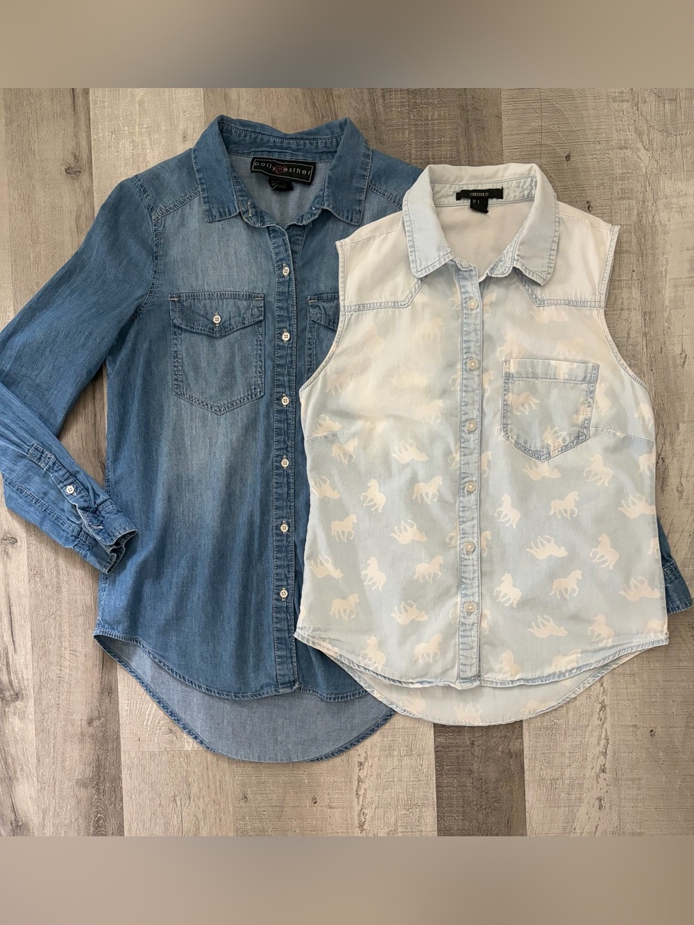 Casual Button-Down Tops Size Small
